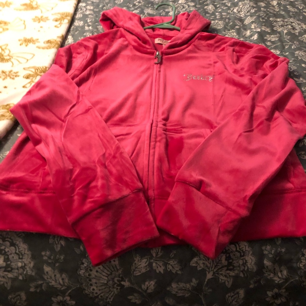 NIB Juicy Couture X Mean Girls Ladies Velour Full Zip Hoodie - Picture 5 of 14